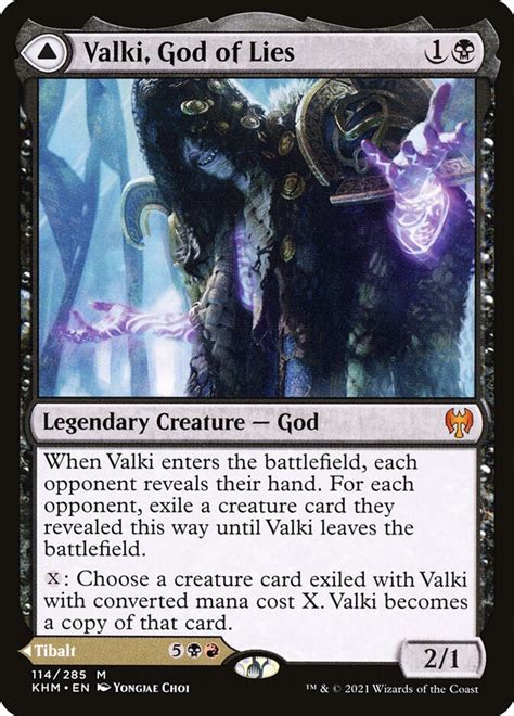 Valki, God of Lies // Tibalt, Cosmic Impostor .